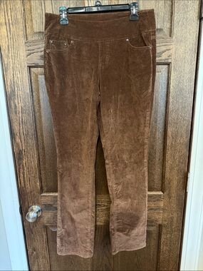 Jag Jeans Women’s Brown Corduroy Stretch Pull On Pants Jeans Size 10/30